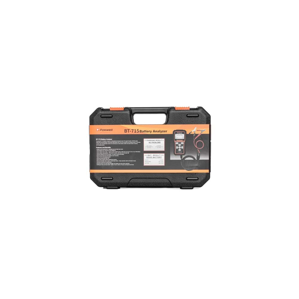 FOXWELL AKÜ TEST CİHAZI - DİJİTAL - ÇANTALI