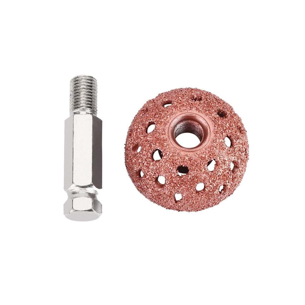 KÜRESEL RASPA TAŞI 50 MM ADAPTÖRLÜ