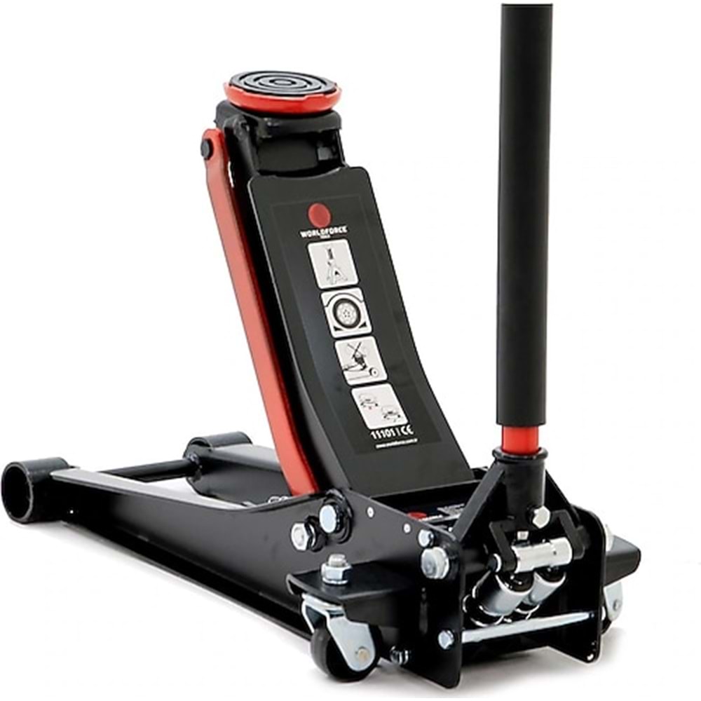 ALÇAK ŞASE KRİKO ÇİFT PİSTON 3 TON